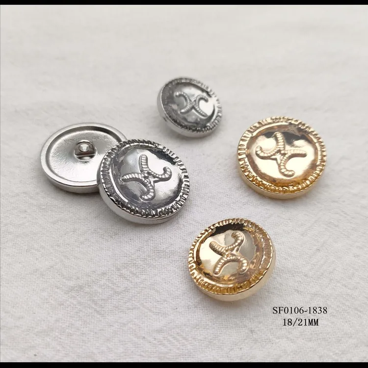 Metal buttons — style 11 by Senfa Mfg