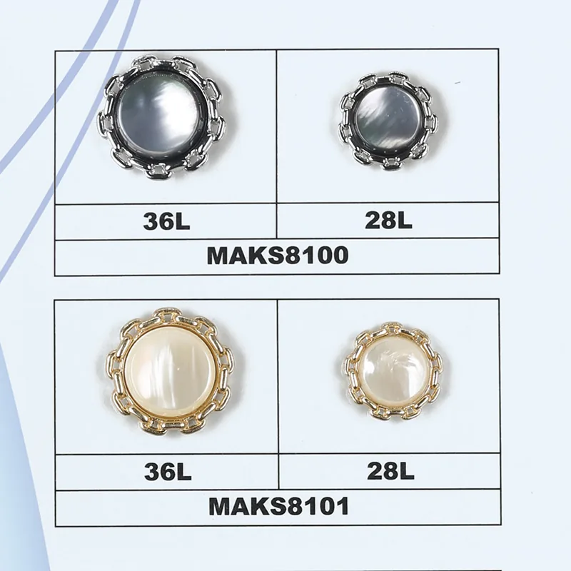 Metal buttons — style 88 by Senfa Mfg