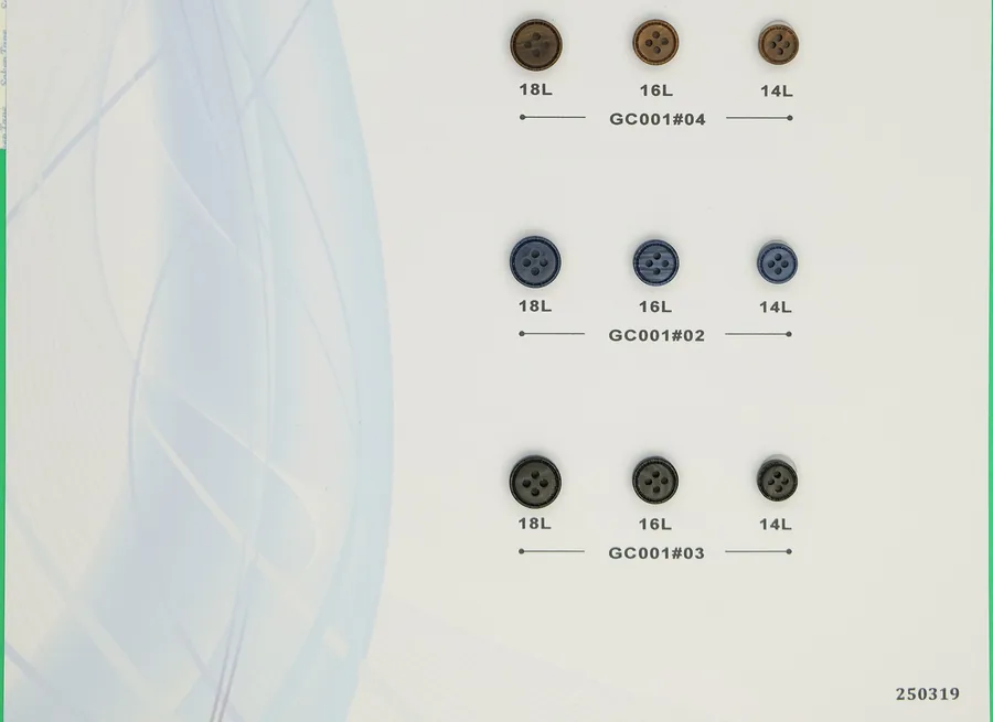 Shirt buttons — style 11 by Senfa Mfg