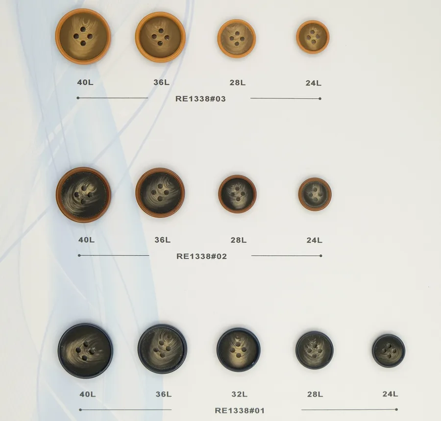 Shirt buttons — style 15 by Senfa Mfg