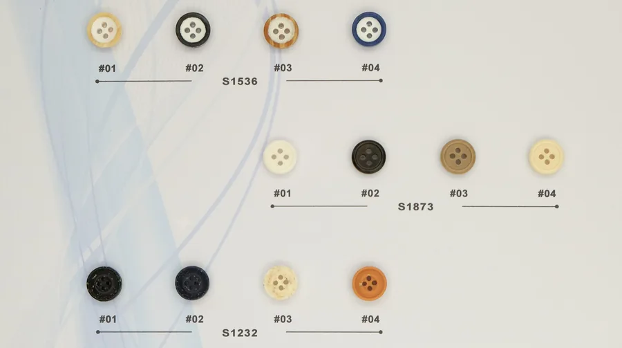 Shirt buttons — style 16 by Senfa Mfg