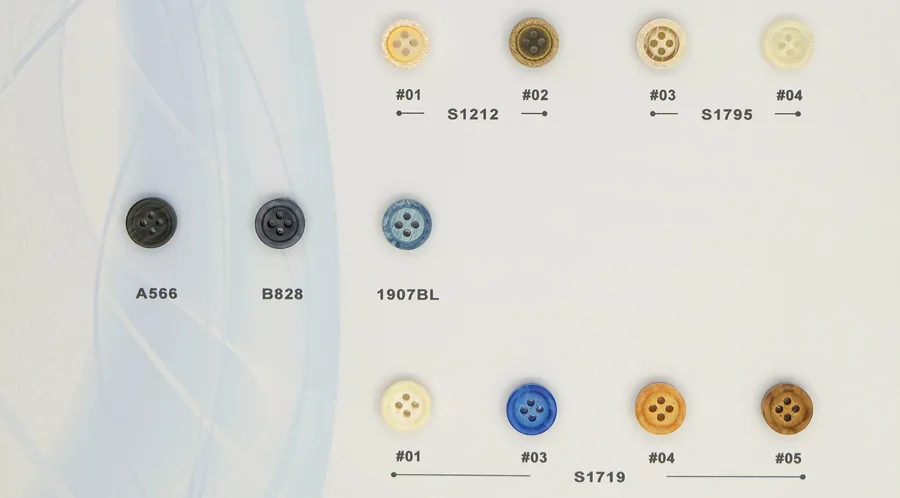 Shirt buttons — style 17 by Senfa Mfg