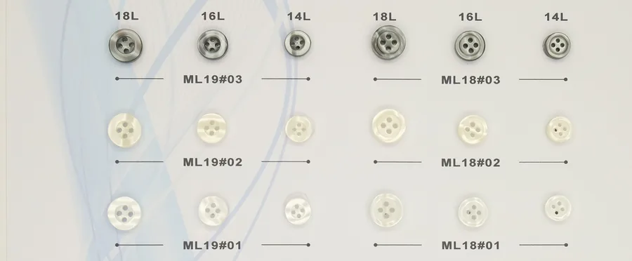 Shirt buttons — style 2 by Senfa Mfg