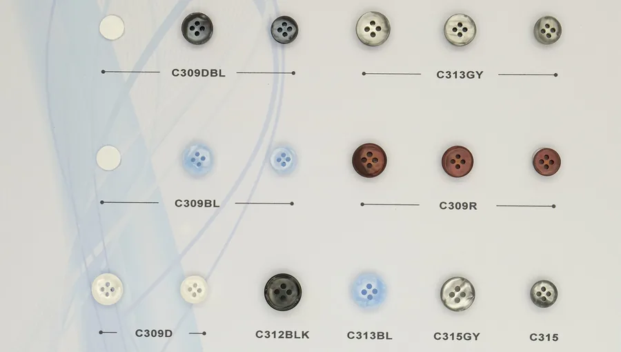 Shirt buttons — style 6 by Senfa Mfg