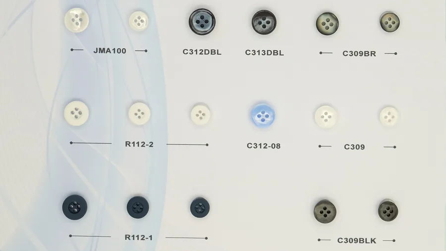 Shirt buttons — style 7 by Senfa Mfg